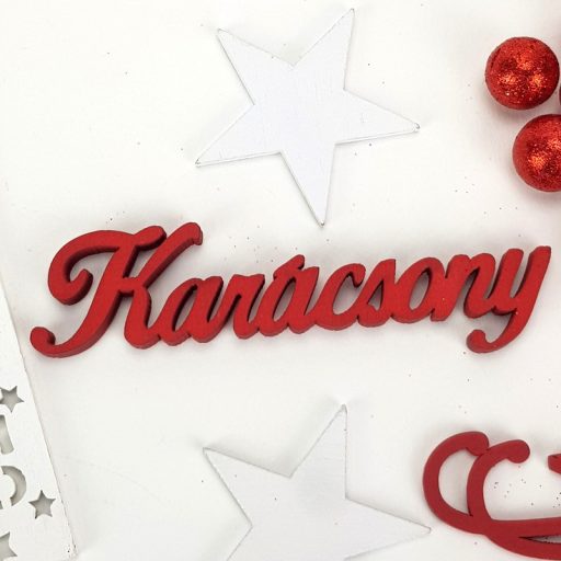 Piros-fehér karácsonyi csomag – koszorúhoz, természetes dekorációhoz