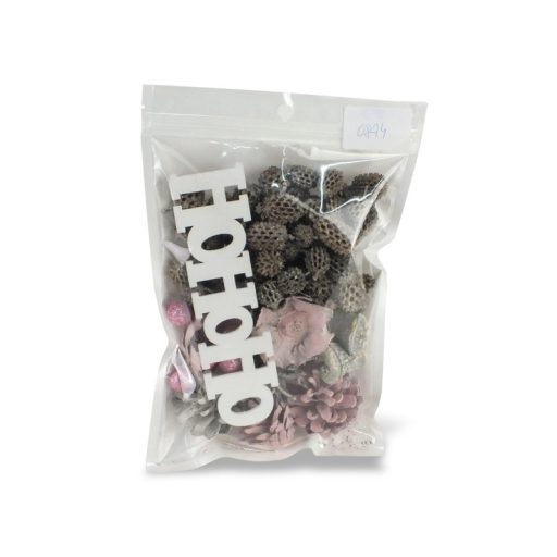 XXL karácsonyi terméscsomag HOHOHO – koszorúhoz, természetes dekorációhoz