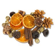 Exkluzív  karácsonyi  terméscsomag – koszorúhoz, természetes dekorációhoz