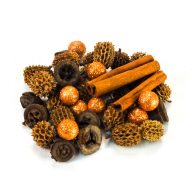 Illatos karácsonyi  terméscsomag – ajtódíszhez, koszorúalapnak