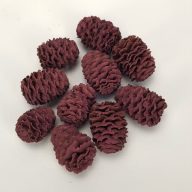 Cédrus toboz mályva 10db/csomag – koszorúhoz, természetes dekorációhoz