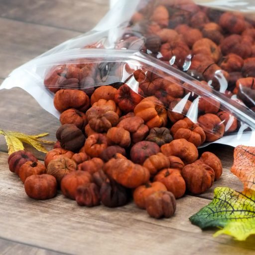 Tökbogyó narancs 100 gramm/csom (kb. 360 db) - OKOSÁR! – őszi dekorációhoz