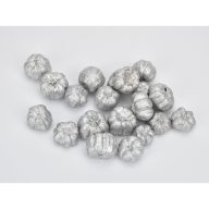 Tökbogyó ezüst 20db/csomag – koszorúhoz, természetes dekorációhoz