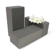 Száraz oázis tűzőhab tégla – koszorúkészítéshez – Koszorú alapok, asztal- és ajtódísz kellékek