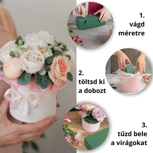 Száraz oázis tűzőhab tégla 20db - OKOSÁR! – koszorúkészítéshez