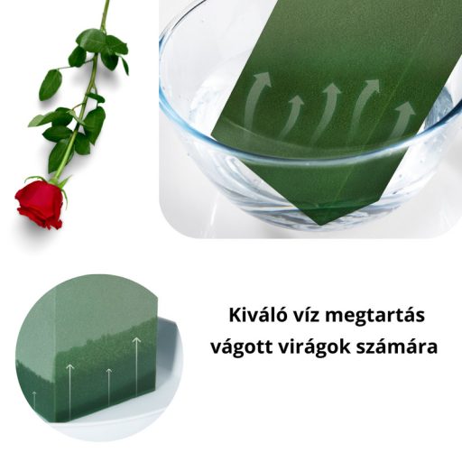 Vizes oázis tűzőhab tégla 20db - OKOSÁR! – koszorúkészítéshez