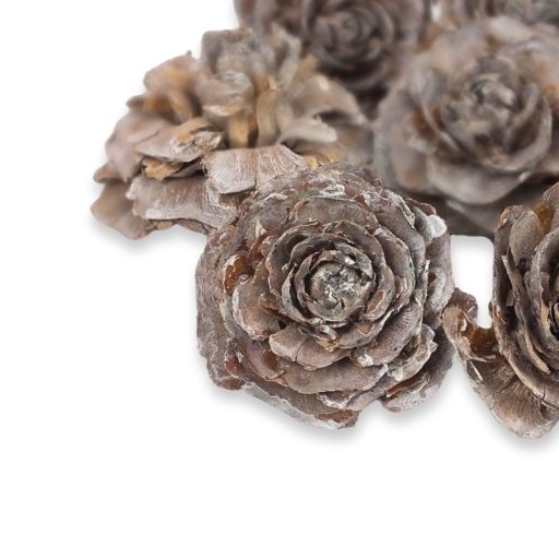 Cédrus rózsa vintage 8db/csomag – koszorúhoz, természetes dekorációhoz