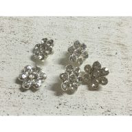 Strasszos gomb 5db/csomag – esküvői dekorációhoz – Szezonok, alkalmak