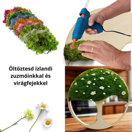 Natúr fa - Dekorálható DIY fa alap 37cm - karcsú fa – nyári dekorációhoz