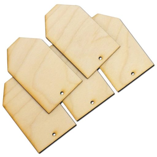 Natúr fa - Scrapbook tábla 5,5x9cm 5db/csomag – festéshez, dekorációhoz