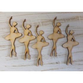 Natúr fa -  Balerina 10cm 5db/csomag