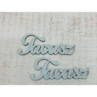 Fa "Tavasz" felirat babakék 2db/csomag – húsvéti dekorációhoz