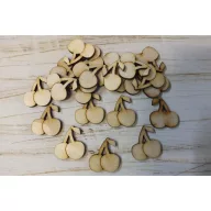 Natúr fa - Cseresznye 2,5cm 20db/csomag – húsvéti dekorációhoz