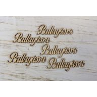 Natúr fa - "Ballagásra" felirat 5db/csomag – ballagási ajándékokhoz