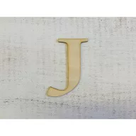 Natúr fa - Betű Carmen 10cm – festéshez, dekorációhoz #J