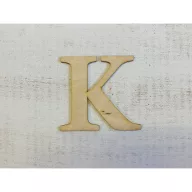 Natúr fa - Betű Carmen 10cm – festéshez, dekorációhoz #K