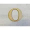 Natúr fa - Betű Carmen 10cm – festéshez, dekorációhoz #O