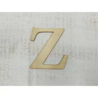Natúr fa - Betű Carmen 10cm – festéshez, dekorációhoz #Z