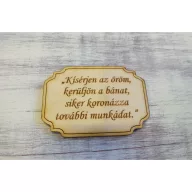 Natár fa - Fatábla "Kísérjen.." – ballagási ajándékokhoz