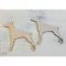 Natúr fa - Dobermann kutya 10cm 2db/csomag – festéshez, dekorációhoz