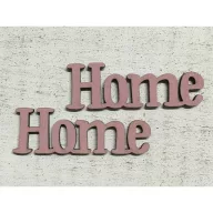 Fa "Home" felirat antikrózsa 2db/csomag