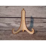 Natúr fa - Tányértartó állvány normál – festéshez, dekorációhoz