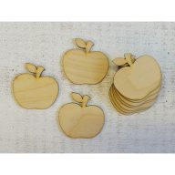 Natúr fa - Alma 6x6cm 10db/csomag – őszi dekorációhoz