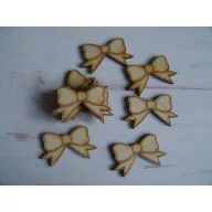 Natúr fa - Masni 5x3cm 10db/csomag – karácsonyi dekorációhoz