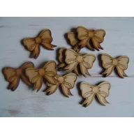 Natúr fa - Masni 3x4cm 10db/csomag – karácsonyi dekorációhoz