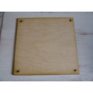 Natúr fa - Szalvéta méretű lap 16x16cm – festéshez, dekorációhoz