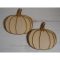 Natúr fa - Tök gravírozott 10cm 2db/csomag – őszi dekorációhoz