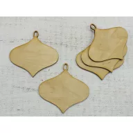 Natúr fa - Karácsonyfadísz búgócsiga 9,5cm 5db/csomag – koszorúhoz, asztaldíszhez