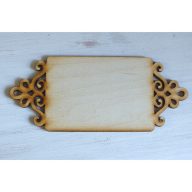 Natúr fa - Romantik tábla 18cm – festéshez, dekorációhoz