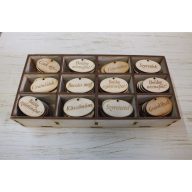 Natúr fa - Táblácska vegyes 120db/csomag – festéshez, dekorációhoz