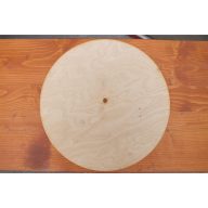 Natúr fa - Óralap kerek 33cm – festéshez, decoupage technikához