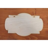 Natúr fa - Tábla 19*11,5cm – festéshez, dekorációhoz