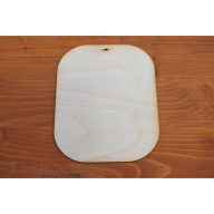 Natúr fa - Tábla 16*12,5cm – festéshez, dekorációhoz