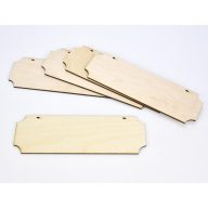 Natúr fa - Tábla 20,2*6,5cm 5db/csomag – festéshez, dekorációhoz