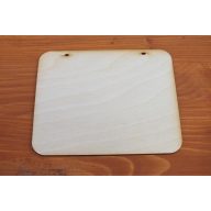 Natúr fa - Tábla 15*12,5cm – festéshez, dekorációhoz