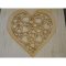 Natúr fa - Áttört szív 40cm – esküvői dekorációhoz