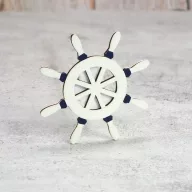 Natúr fa - Hajókormány színes 10cm 1db – nyári dekorációhoz