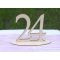 Natúr fa - Asztalszám 24-es 15cm – festéshez, dekorációhoz