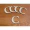 Natúr fa - Betű Carmen 5db/csomag 5cm – festéshez, dekorációhoz #C
