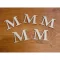 Natúr fa - Betű Carmen 5db/csomag 5cm – festéshez, dekorációhoz #M