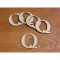 Natúr fa - Betű Carmen 5db/csomag 5cm – festéshez, dekorációhoz #Q