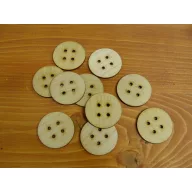 Natúr fa - Gomb 4cm 10db/csomag – festéshez, dekorációhoz