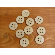 Natúr fa - Gomb 3cm 10db/csomag – festéshez, dekorációhoz
