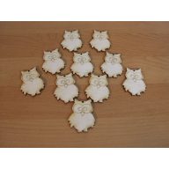 Natúr fa - Bagoly 5cm 10db/csomag – ballagási ajándékokhoz