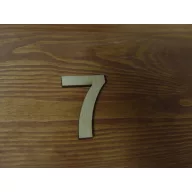 Natúr fa - Számok 7-es 10db/csomag – festéshez, dekorációhoz
