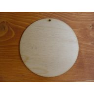 Natúr fa - Kör lap 12cm – festéshez, dekorációhoz – Lézervágott fa termékek